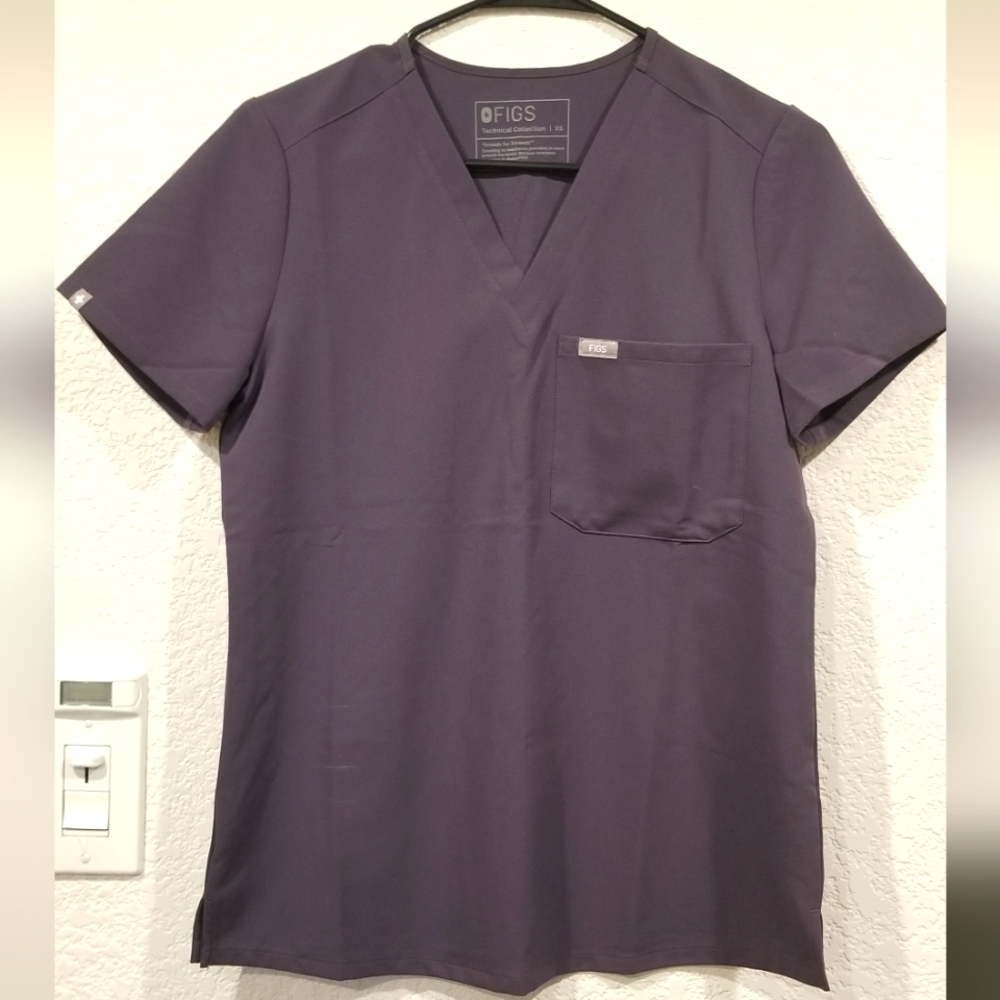 Figs XS Petite Scrub Set - Purple Shadow